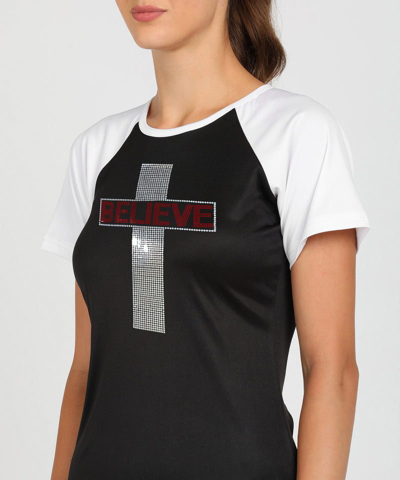 Women's Polyester Sports T-Shirt Pack of 2