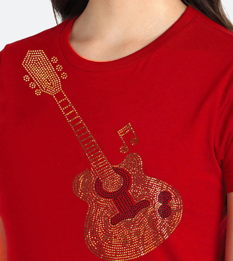 Women’s Cotton Sequin Motif T-Shirt Pack of 3 – ₹799 Only | MRP ₹3,099