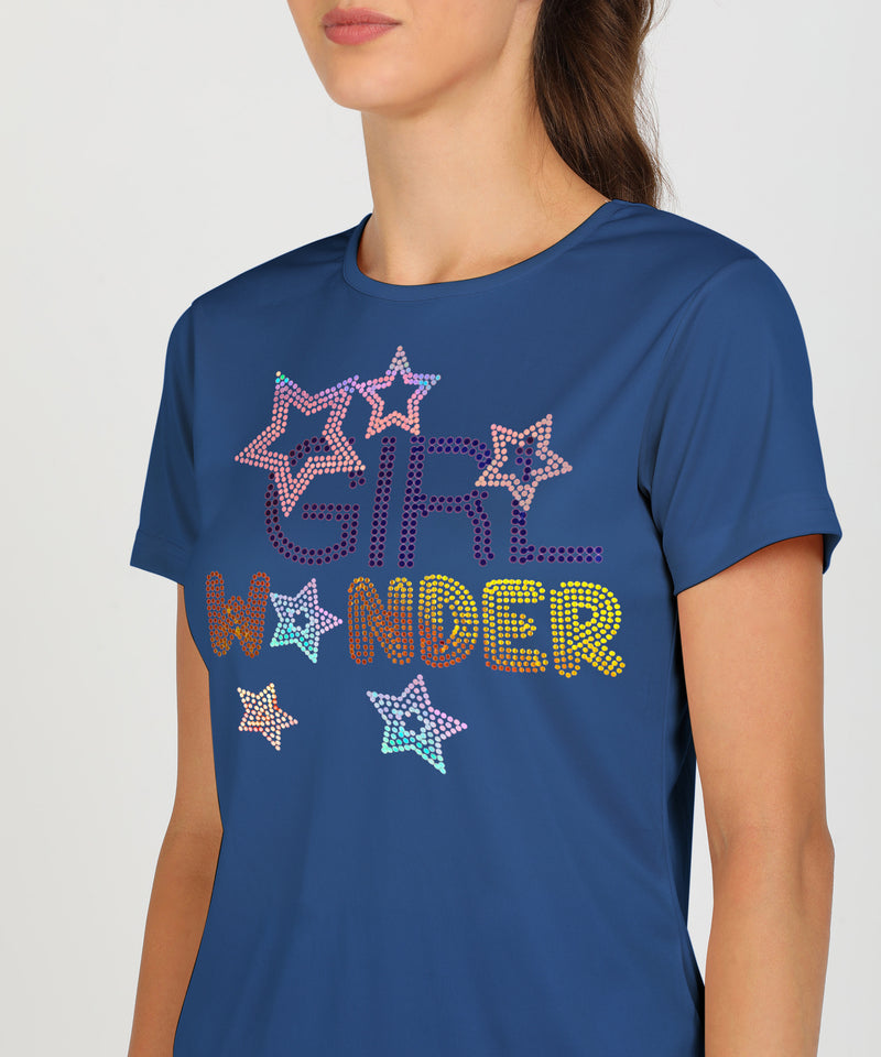 Women's Polyester Sports T-Shirt Pack of 2