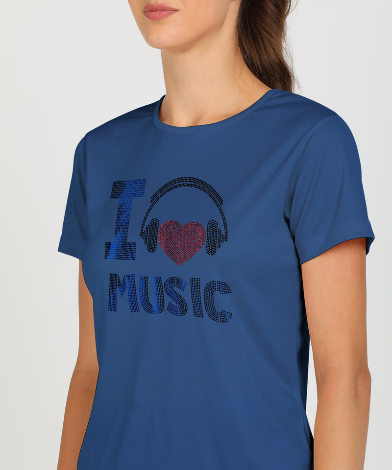 Women's Polyester Sports T-Shirt Pack of 2