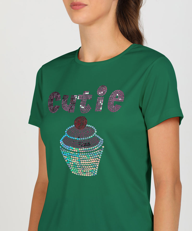 Women's Polyester Sports T-Shirt Pack of 2