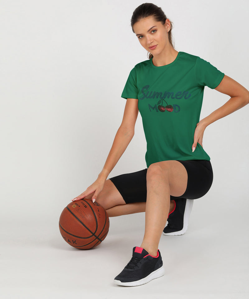 Women’s Polyester Sports T-Shirts (Pack of 2)