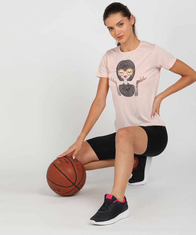 Women’s Polyester Sports T-Shirts (Pack of 2)