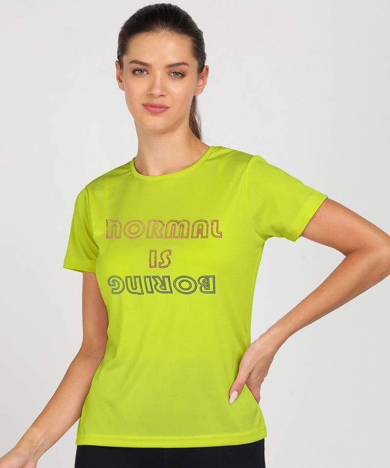 Women's Polyester Sports T-Shirt Pack of 2
