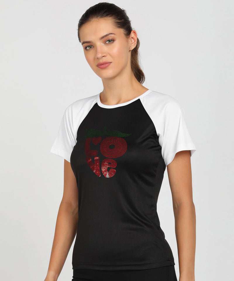 Women's Polyester Sports T-Shirt Pack of 2