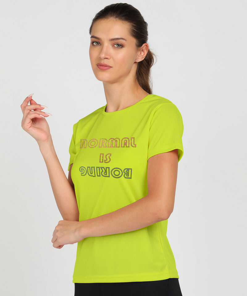 Women's Polyester Sports T-Shirt Pack of 2