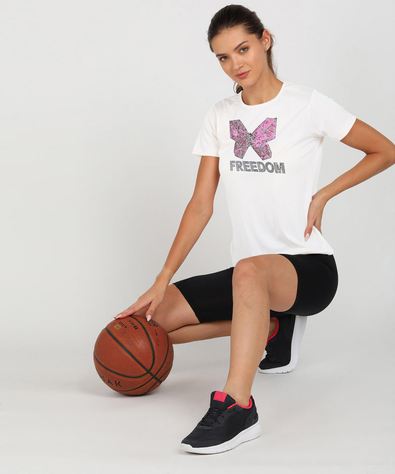 Women's Polyester Sports T-Shirt Pack of 2