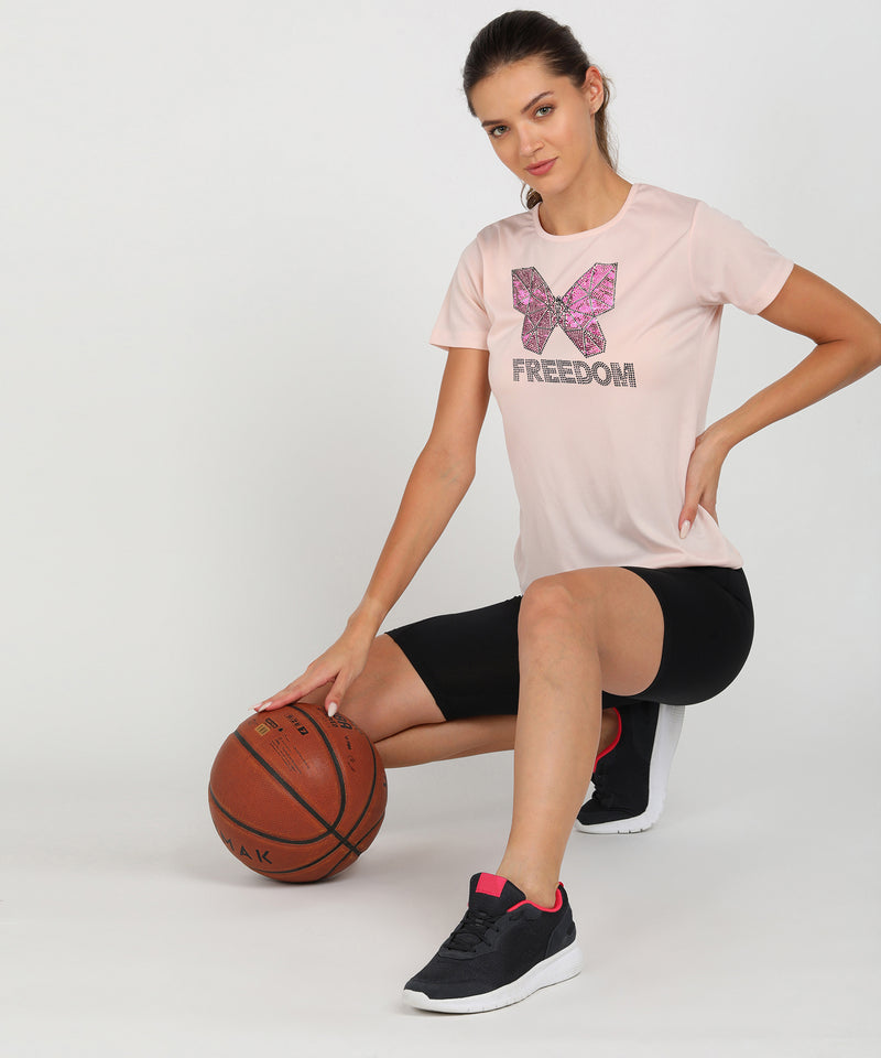 Women's Polyester Sports T-Shirt Pack of 2