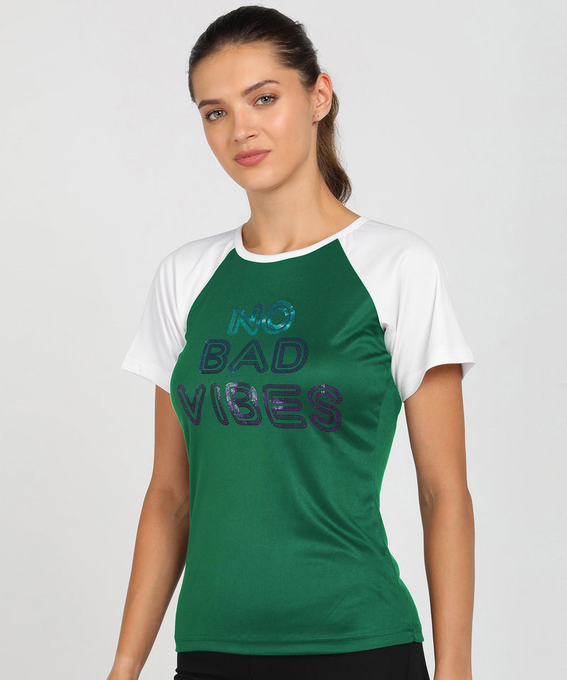 Women's Polyester Sports T-Shirt Pack of 2