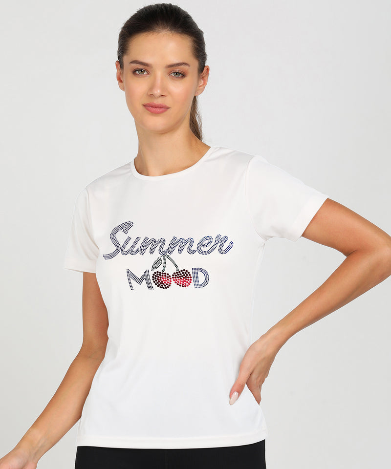 Women’s Polyester Sports T-Shirts (Pack of 2)