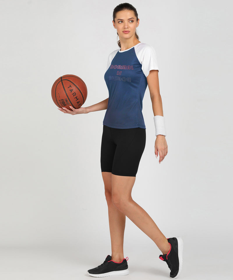 Women's Polyester Sports T-Shirt Pack of 2