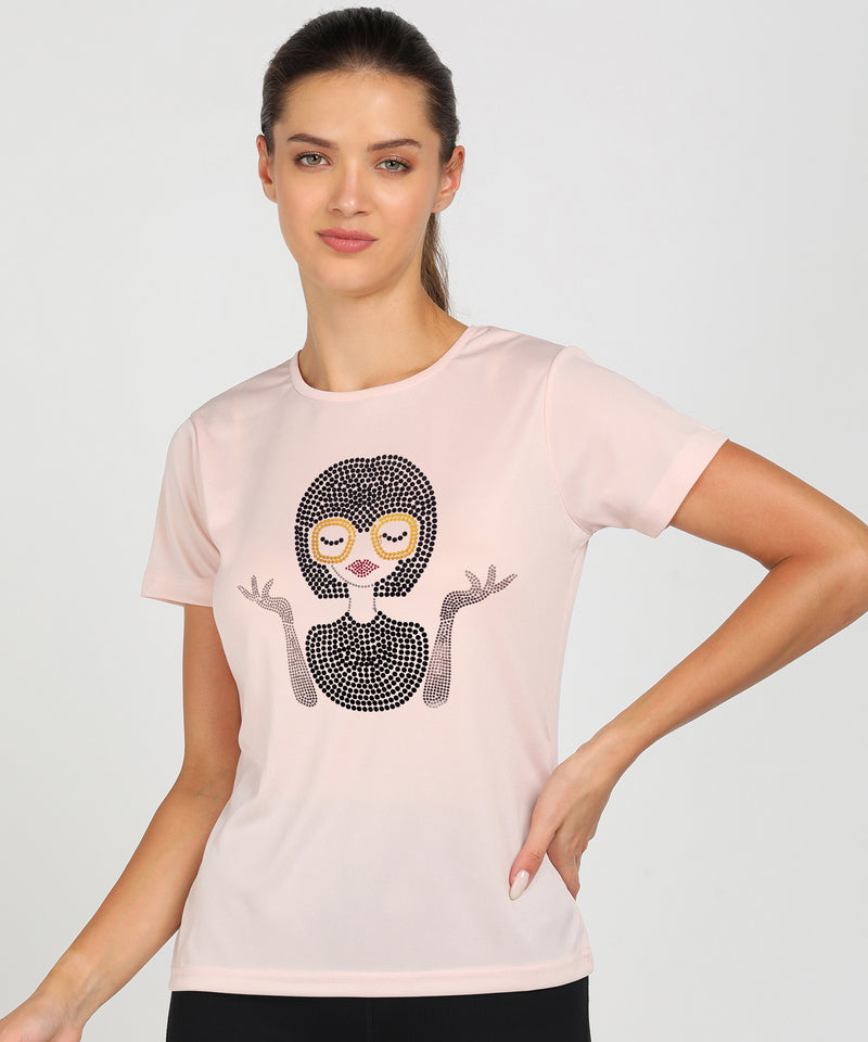 Women’s Polyester Sports T-Shirts (Pack of 2)