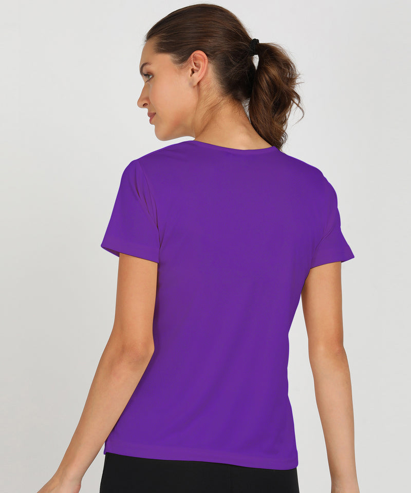 Women's Polyester Sports T-Shirt Pack of 2