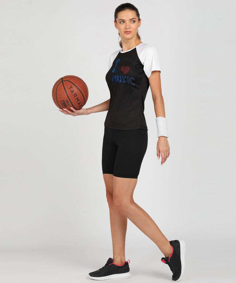 Women's Polyester Sports T-Shirt Pack of 2