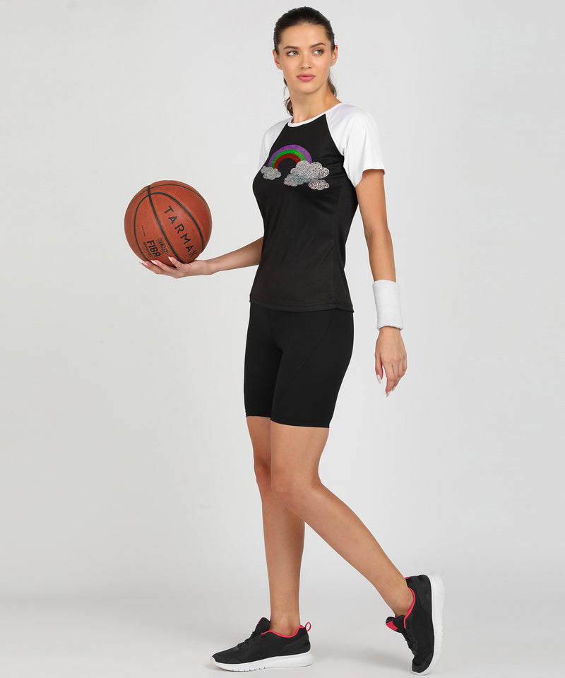Women’s Polyester Sports T-Shirts (Pack of 2)