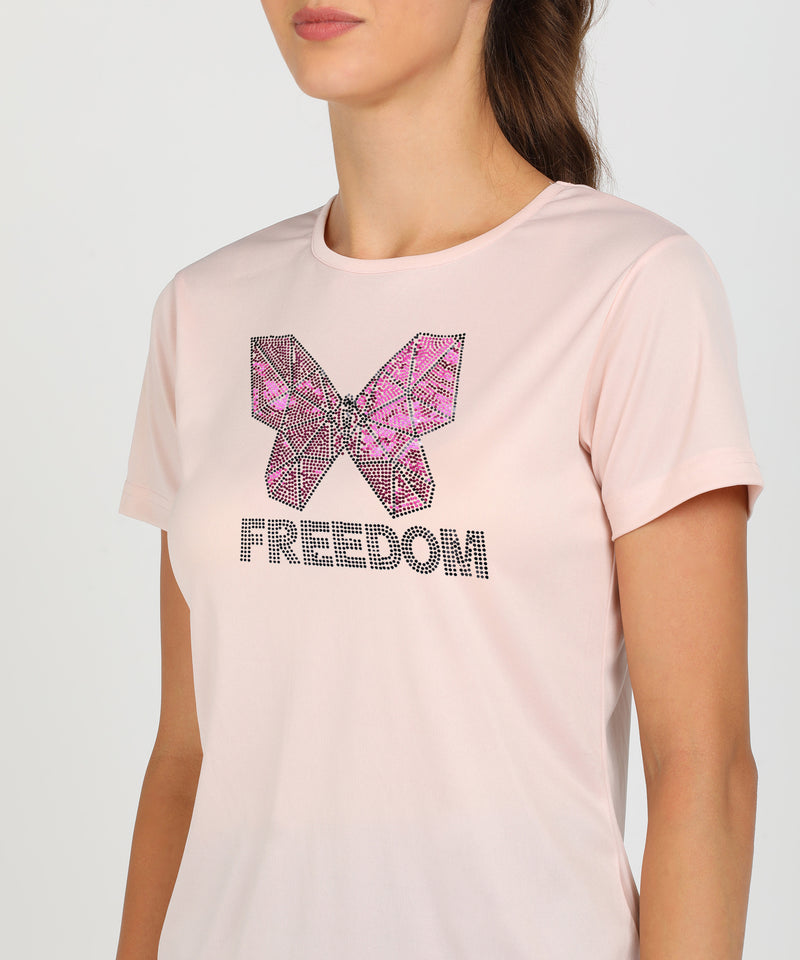 Women's Polyester Sports T-Shirt Pack of 2