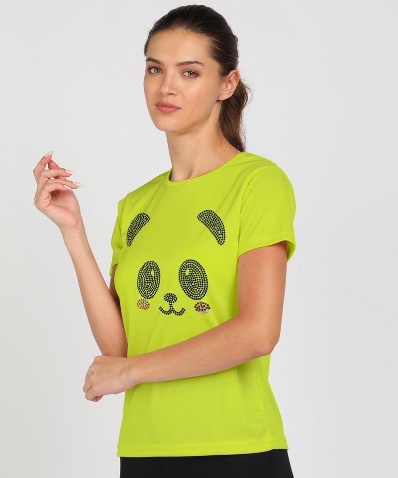 Women’s Polyester Sports T-Shirts (Pack of 2)