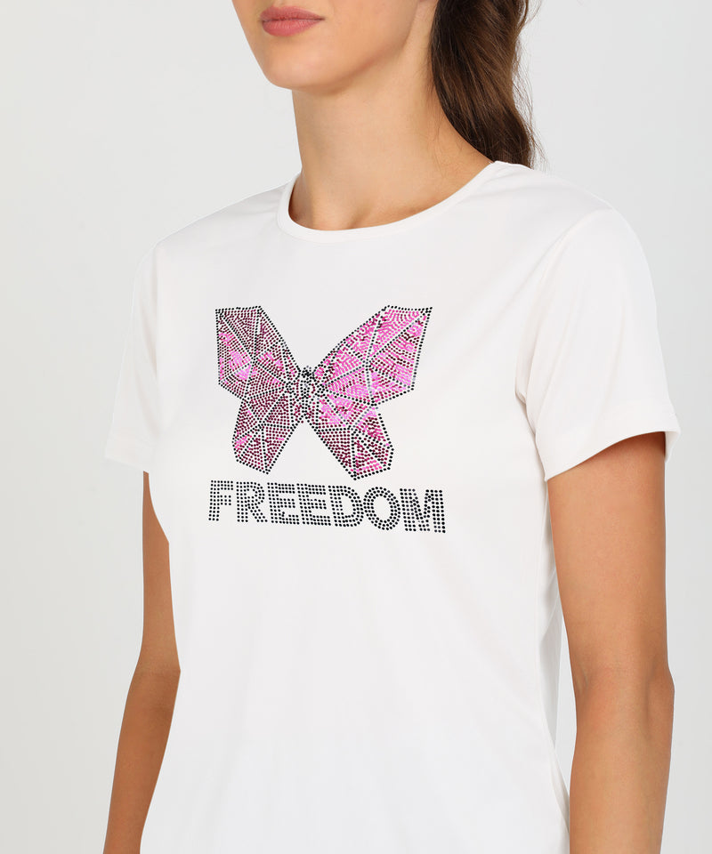 Women's Polyester Sports T-Shirt Pack of 2