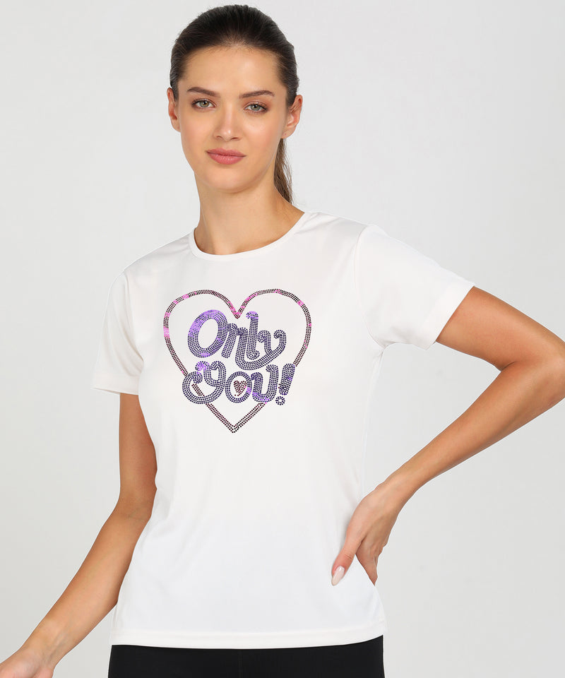 Women's Polyester Sports T-Shirt Pack of 2