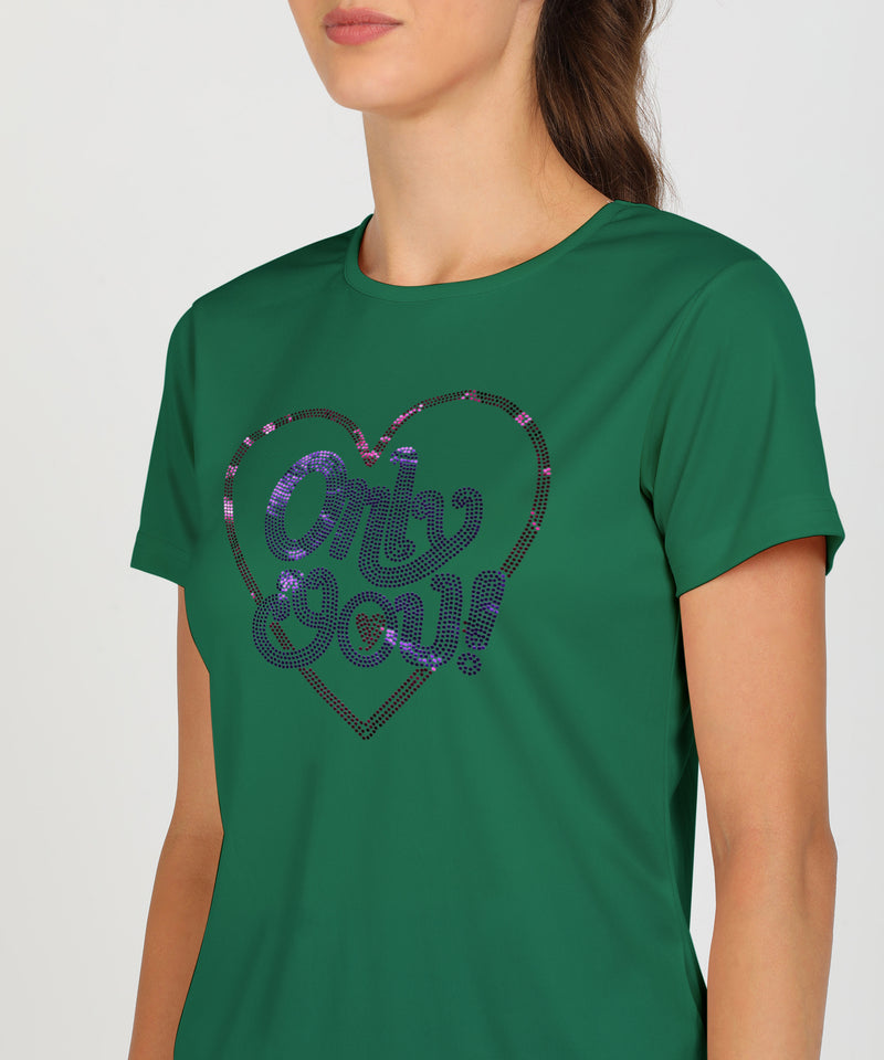 Women's Polyester Sports T-Shirt Pack of 2