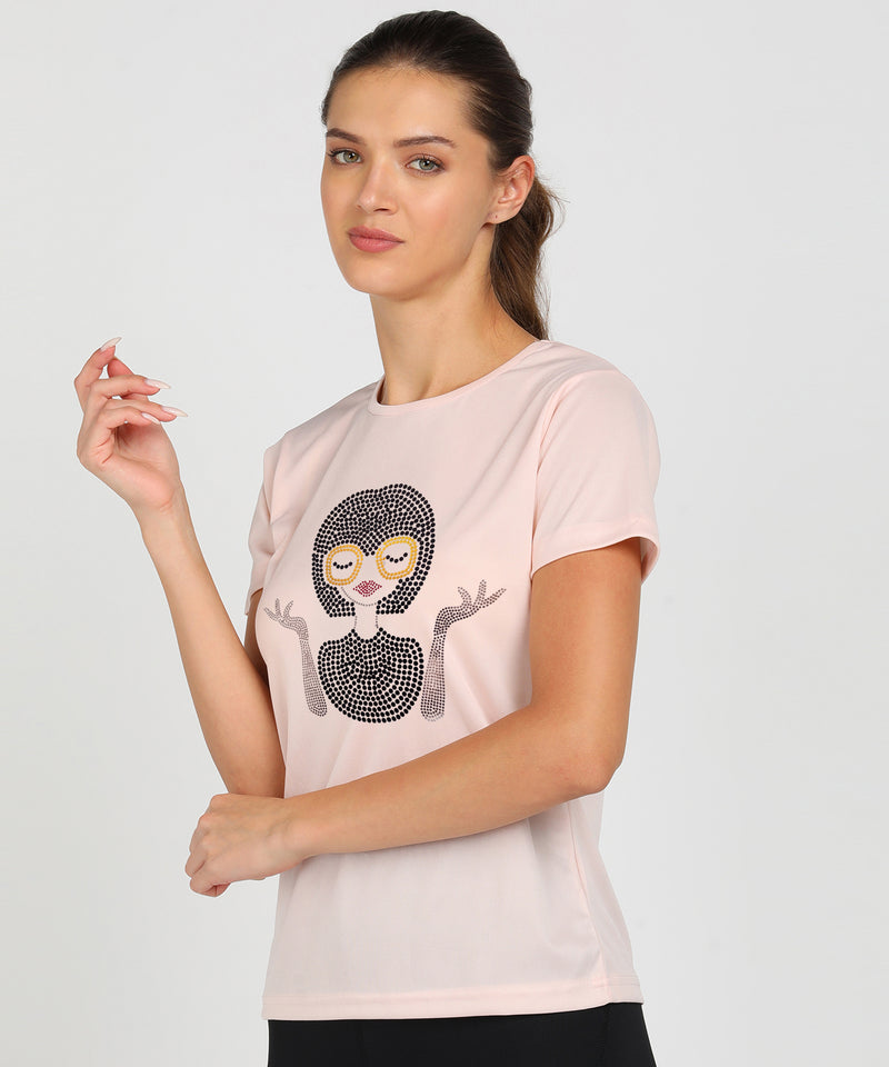 Women’s Polyester Sports T-Shirts (Pack of 2)