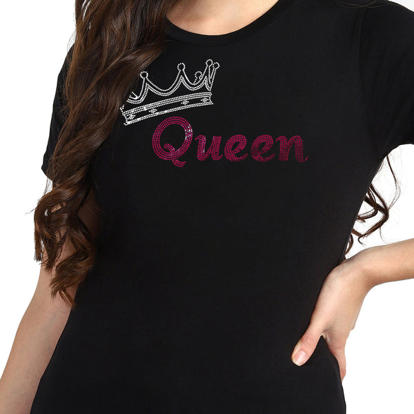 Women's Sequin Motifs Embellished cotton T-shirt