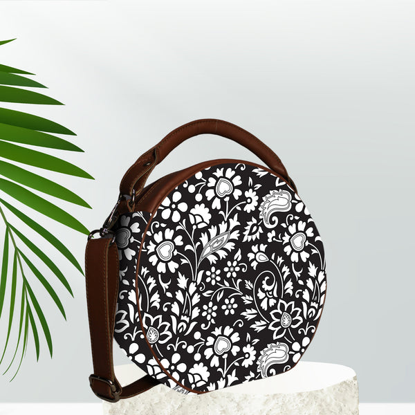 Introducing Floral Print Canvas Sling Bag