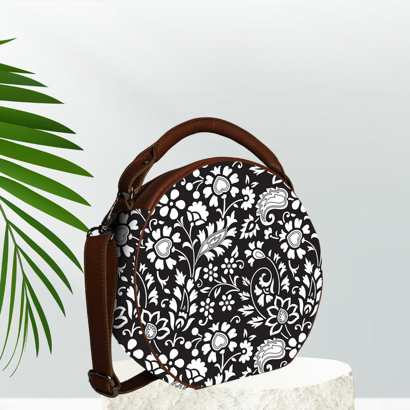 Introducing Floral Print Canvas Sling Bag