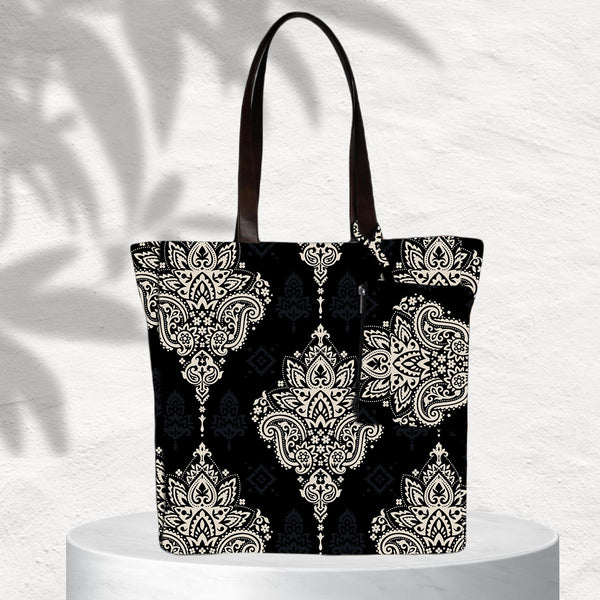 BIG PAISLEY PRINT TOTE BAG