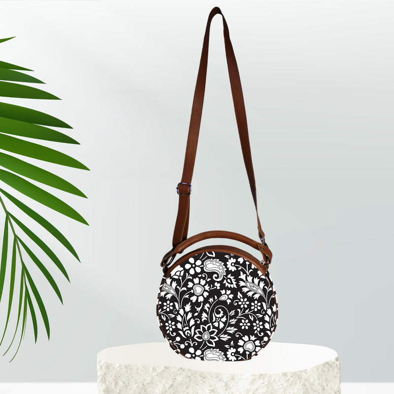 Introducing Floral Print Canvas Sling Bag