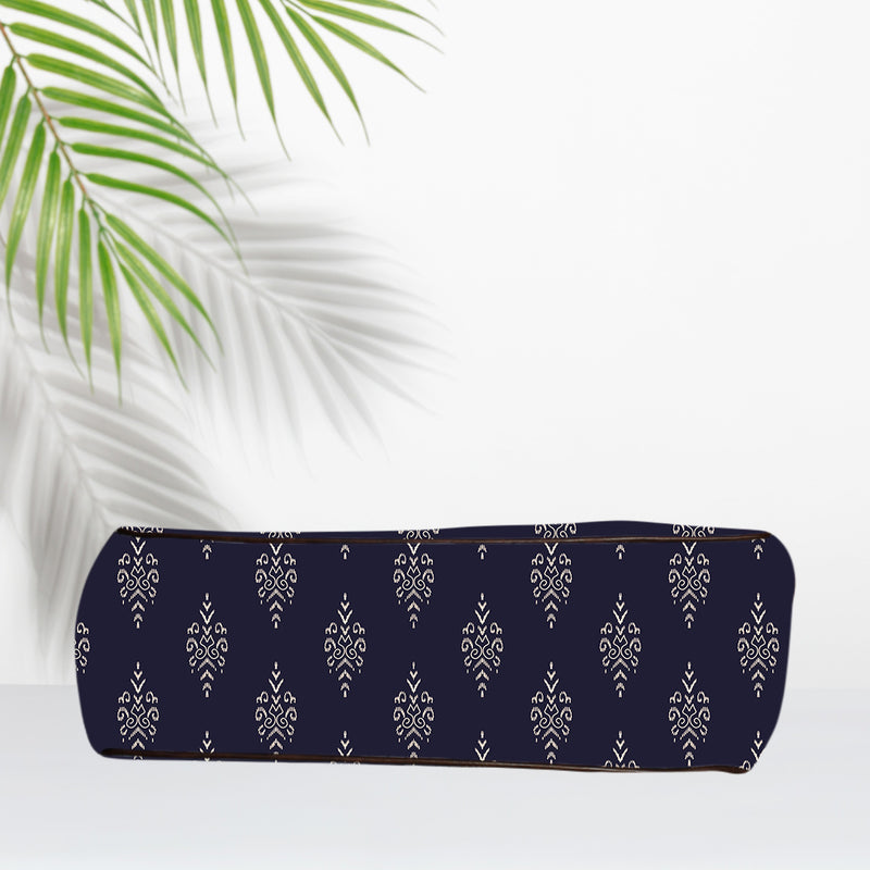 Ethnic Small Paisley Canvas Shopper Tote Bag