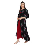 Pack of 2 Women Printed Cotton Kurti Shrug