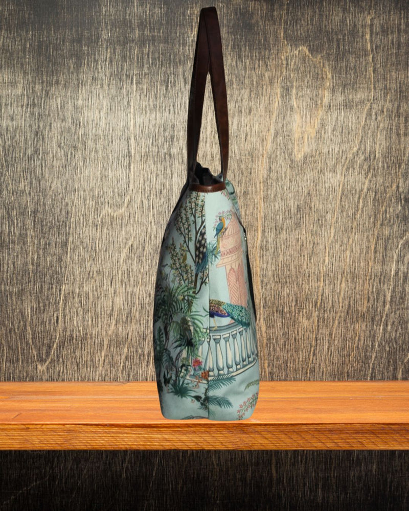 MUGHAL GARDEN PRINT TOTE BAG