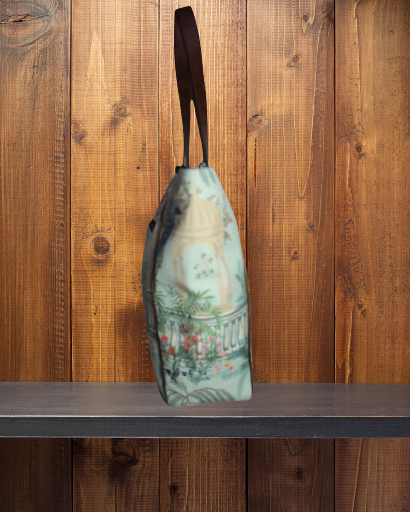 Mughal Garden Printed Canvas Shopper Tote Bag