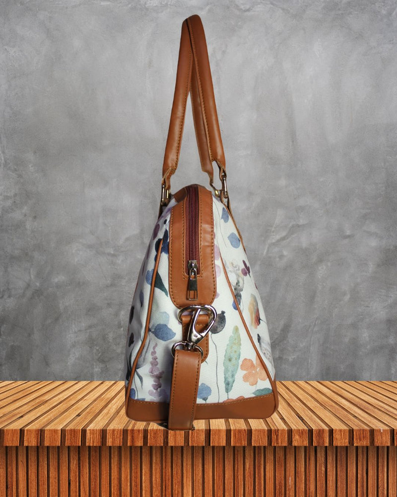 Watercolor Print Canvas Bag