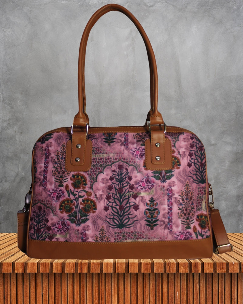 Ethnic Jaipuri Floral Canvas Handbag