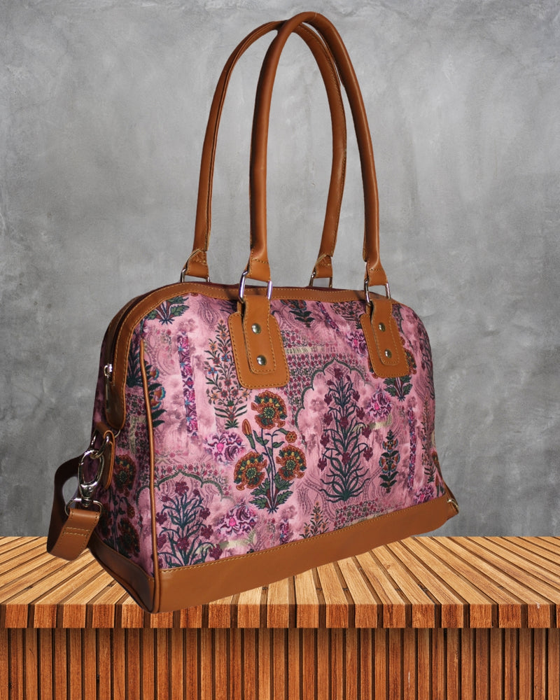 Ethnic Jaipuri Floral Canvas Handbag