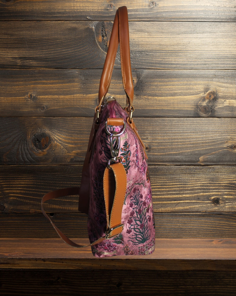 Jaipuri Floral Print Canvas Tote Bag
