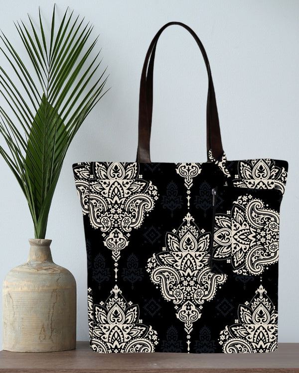BIG PAISLEY PRINT TOTE BAG