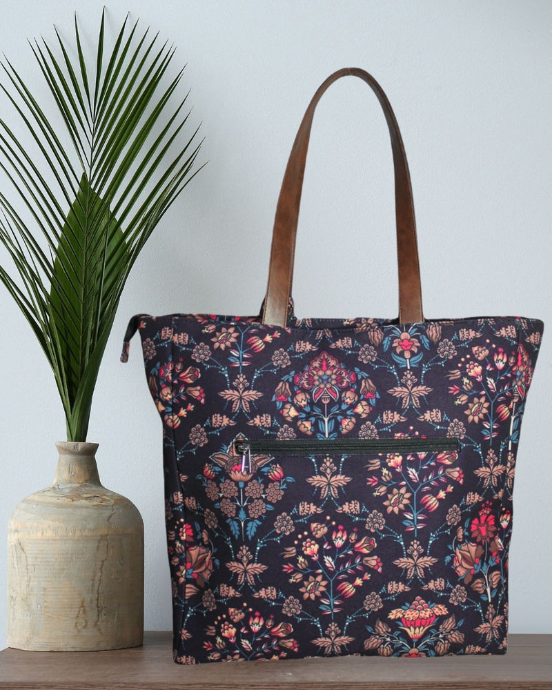ETHNIC PAISLEY PRINT TOTE BAG EB 3