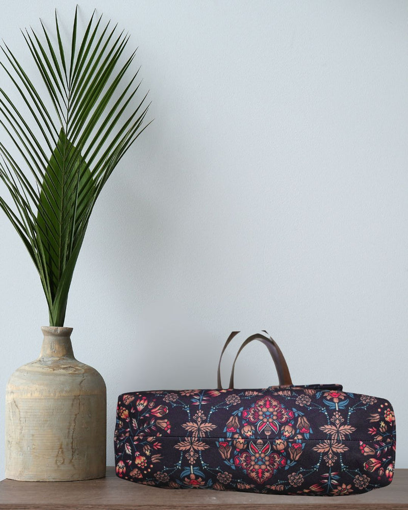 ETHNIC PAISLEY PRINT TOTE BAG EB 3