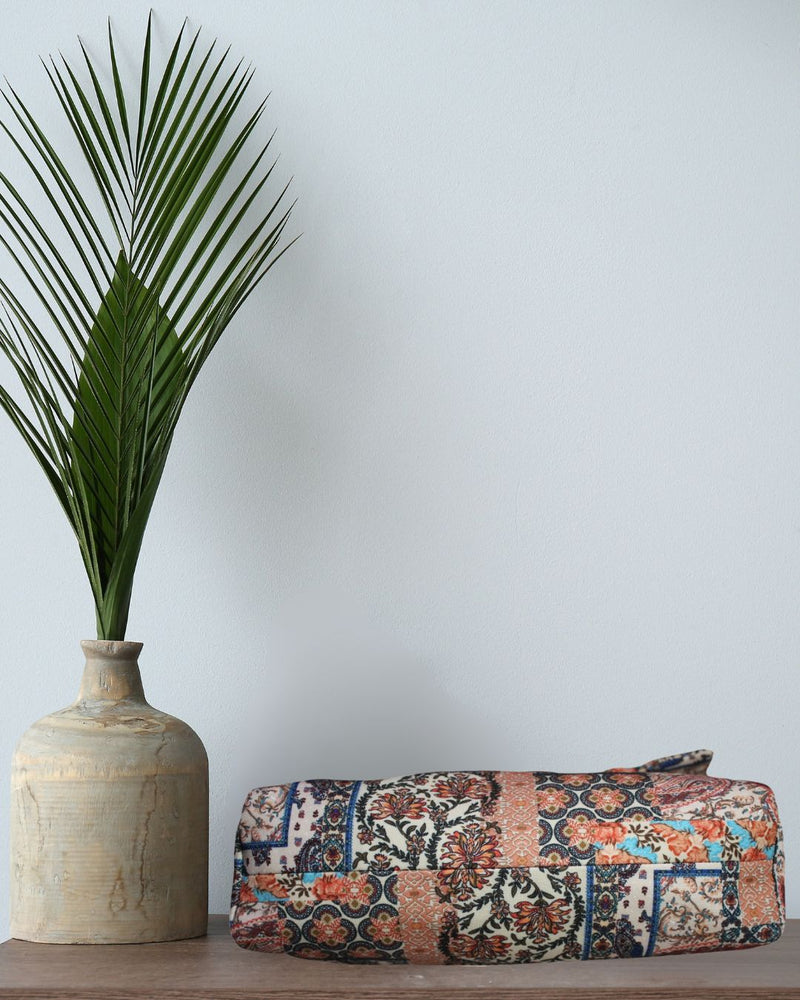 ETHNIC PATCHWORK PRINT TOTE BAG EB 4