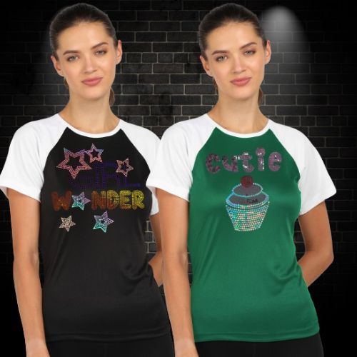 Women’s Polyester Sports T-Shirts (Pack of 2)
