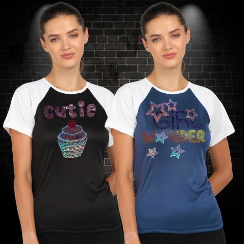 Women’s Polyester Sports T-Shirts (Pack of 2)
