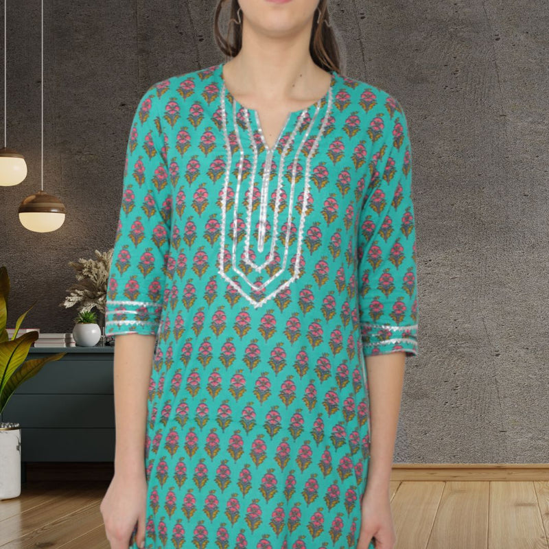 Ethnic Printed cotton kurti