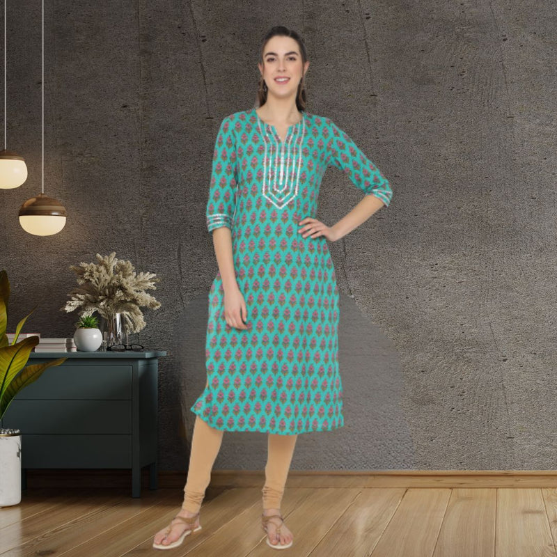 Ethnic Printed cotton kurti