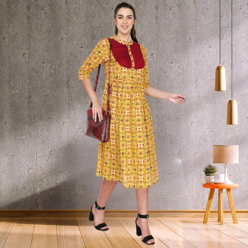 Timeless Ethnic Printed Cotton Kurti