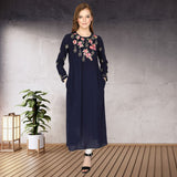 Elegant Floral Embroidered Rayon Kurti