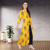 Pack of 2 Women Printed Cotton Kurti Shrug