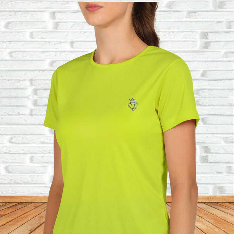 Women's Polyester Sports T-Shirt Pack of 2